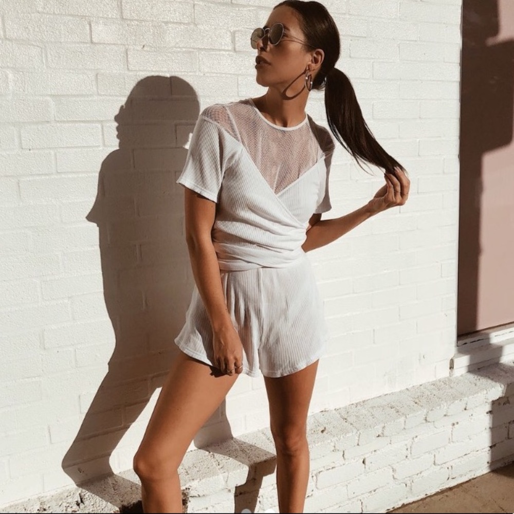 Sabo skirt mesh romper